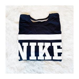 Nike Regular Fit Crew Neck Printed Cotton Tee SZ L